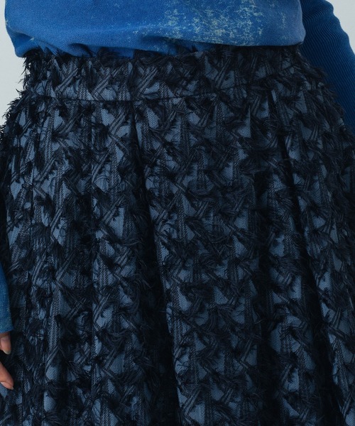 ROSE BUD（ローズバッド）の「(mici)JACQUARD TUCK LONG SKIRT（スカート・レディース・ブラック/ネイビー・S/M）」の17枚目の写真