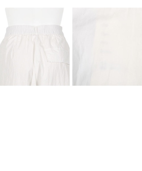 KOBE LETTUCE（コウベレタス）の「2wayドロスト付きダブルタックカーゴカーブパンツ（カーゴパンツ・レディース・ホワイト/ネイビー/グレー・M）」の12枚目の写真