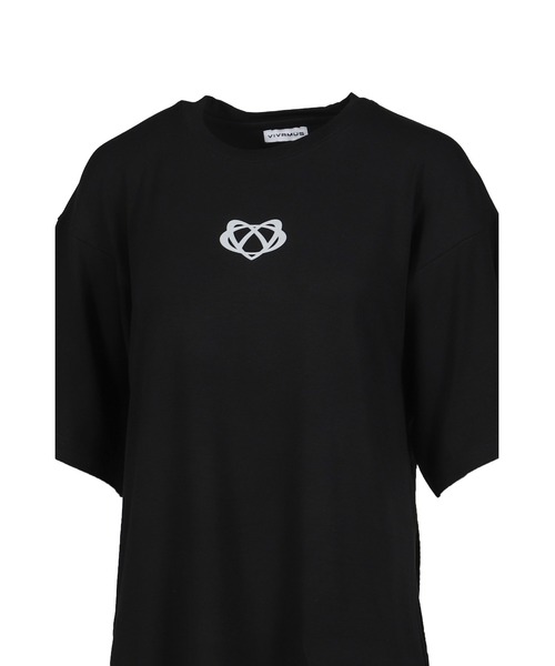 VIVAMUS(ヴィヴァムス)の「CREWNECK BASIC T-SHIRT(Tシャツ/カットソー・レディース・ブラック・OS)」の3枚目の写真