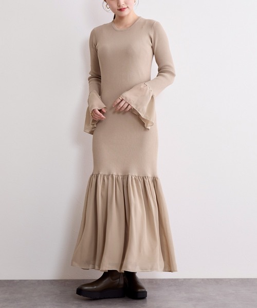 HIMIKO（ヒミコ）の「【HIMIKO】プラットフォームストレッチブーツ/651421（ブーツ・レディース・ブラック/カーキ/ベージュ・25.0cm/24.5cm/26.0cm/25.5cm/23.0cm/21.5cm/24.0cm/23.5cm/22.5cm/22.0cm/26.5cm）」の20枚目の写真