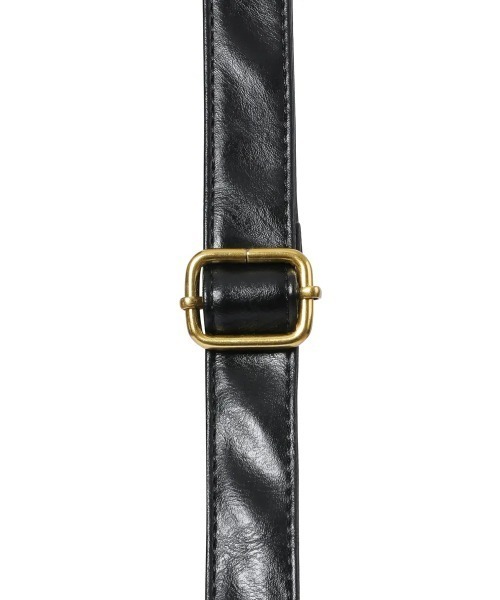 MUCENT（ムセント）の「【MUCENT】ブランド直輸入正規品/メリン ゴールドライン レザー ショルダーバッグ MERIN GOLD LINE LEATHER SHOULDER BAG（ショルダーバッグ・レディース・ブラック/ブラウン・FREE）」の11枚目の写真