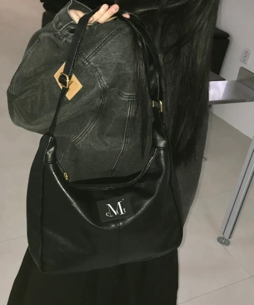 ◇MUCENT◇ブランド直輸入正規品/メリン ゴールドライン レザー ショルダーバッグ MERIN GOLD LINE LEATHER SHOULDER BAG