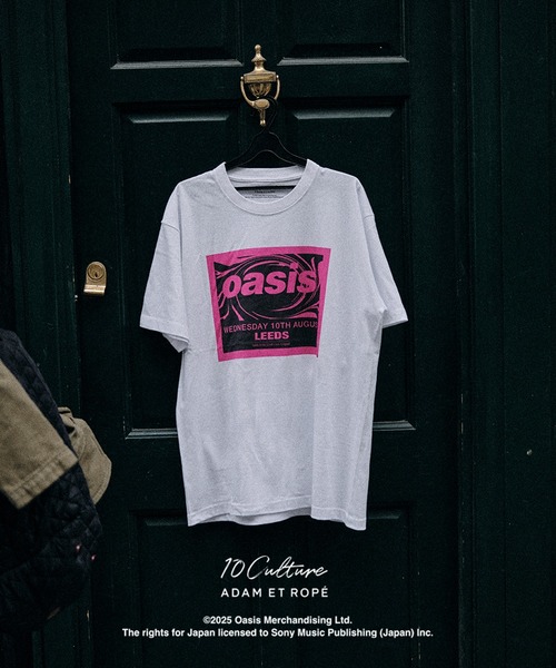 ADAM ET ROPE'（アダムエロペ）の「【oasis　10Culture / ADAM ET ROPE'】Tour Poster Design TSH（Tシャツ/カットソー・メンズ・ブラック/ホワイト系その他2/ブラック系その他3/ブラック系その他/グレー/チャコールグレー/スミクロ/ホワイト系その他/ホワイト/ライトグレー/グレー系その他/ブラック系その他2・L/M/XL）」の5枚目の写真