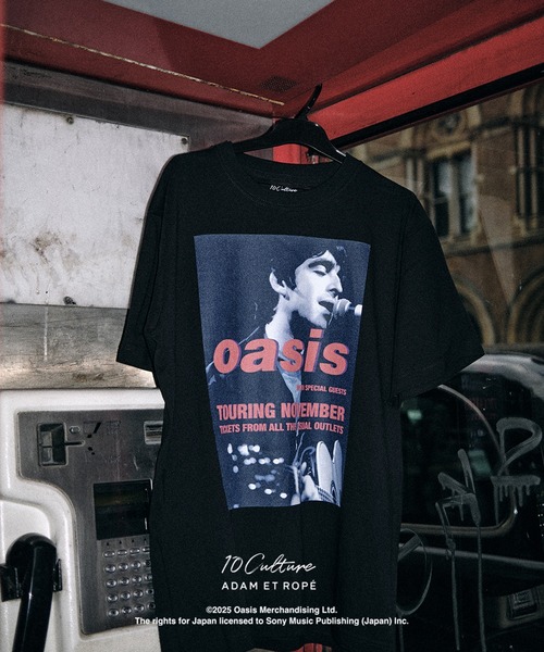 ADAM ET ROPE'（アダムエロペ）の「【oasis　10Culture / ADAM ET ROPE'】Tour Poster Design TSH（Tシャツ/カットソー・メンズ・ブラック/ホワイト系その他2/ブラック系その他3/ブラック系その他/グレー/チャコールグレー/スミクロ/ホワイト系その他/ホワイト/ライトグレー/グレー系その他/ブラック系その他2・L/M/XL）」の6枚目の写真