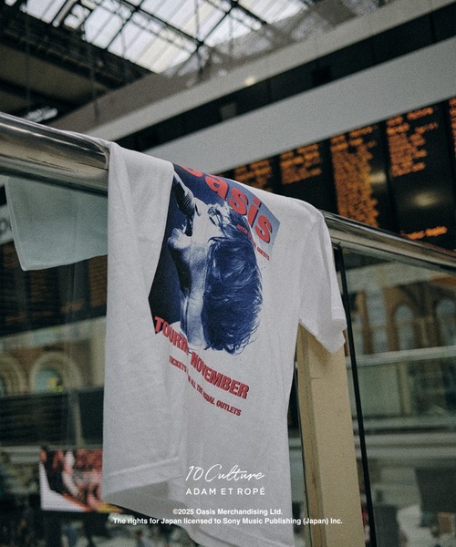 ADAM ET ROPE'（アダムエロペ）の「【oasis　10Culture / ADAM ET ROPE'】Tour Poster Design TSH（Tシャツ/カットソー・メンズ・ブラック/ホワイト系その他2/ブラック系その他3/ブラック系その他/グレー/チャコールグレー/スミクロ/ホワイト系その他/ホワイト/ライトグレー/グレー系その他/ブラック系その他2・L/M/XL）」の8枚目の写真