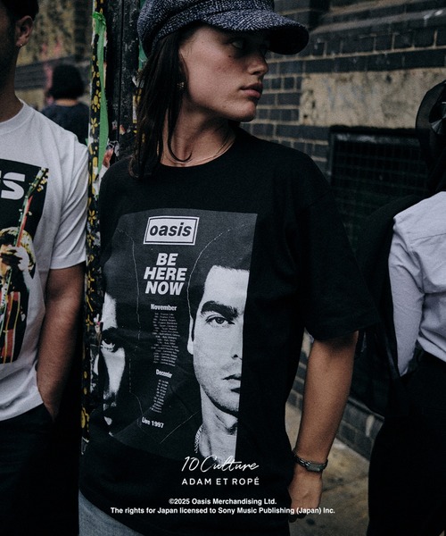 ADAM ET ROPE'（アダムエロペ）の「【oasis　10Culture / ADAM ET ROPE'】Tour Poster Design TSH（Tシャツ/カットソー・メンズ・ブラック/ホワイト系その他2/ブラック系その他3/ブラック系その他/グレー/チャコールグレー/スミクロ/ホワイト系その他/ホワイト/ライトグレー/グレー系その他/ブラック系その他2・L/M/XL）」の13枚目の写真