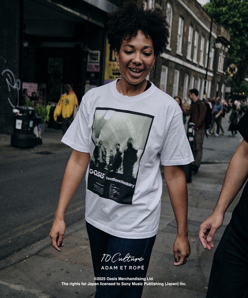 ADAM ET ROPE'（アダムエロペ）の「【oasis　10Culture / ADAM ET ROPE'】Tour Poster Design TSH（Tシャツ/カットソー・メンズ・ブラック/ホワイト系その他2/ブラック系その他3/ブラック系その他/グレー/チャコールグレー/スミクロ/ホワイト系その他/ホワイト/ライトグレー/グレー系その他/ブラック系その他2・L/M/XL）」の16枚目の写真