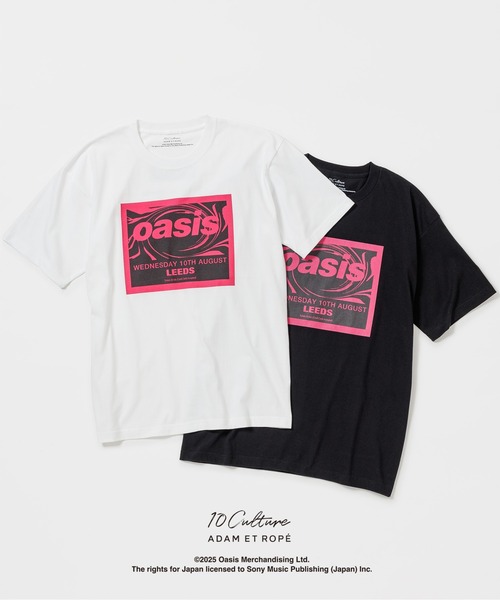 ADAM ET ROPE'（アダムエロペ）の「【oasis　10Culture / ADAM ET ROPE'】Tour Poster Design TSH（Tシャツ/カットソー・メンズ・ブラック/ホワイト系その他2/ブラック系その他3/ブラック系その他/グレー/チャコールグレー/スミクロ/ホワイト系その他/ホワイト/ライトグレー/グレー系その他/ブラック系その他2・L/M/XL）」の21枚目の写真