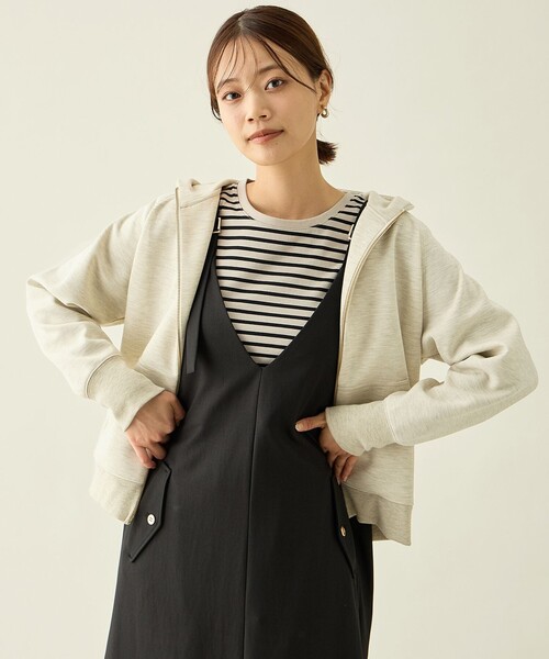 セール】ラメダンボールダブルジップパーカー（パーカー）｜ANY