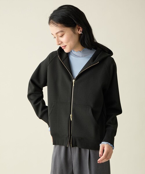 セール】ラメダンボールダブルジップパーカー（パーカー）｜ANY