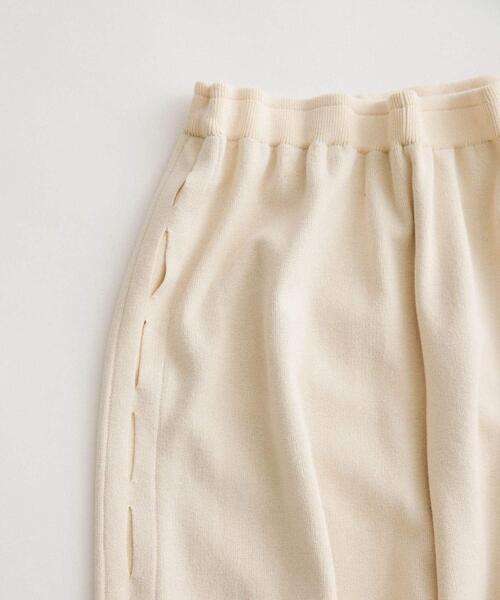 LAATO(ラート)の「sweat style knit pants(その他パンツ・レディース・オフホワイト/ブラウン・FREE/TALL)」の3枚目の写真