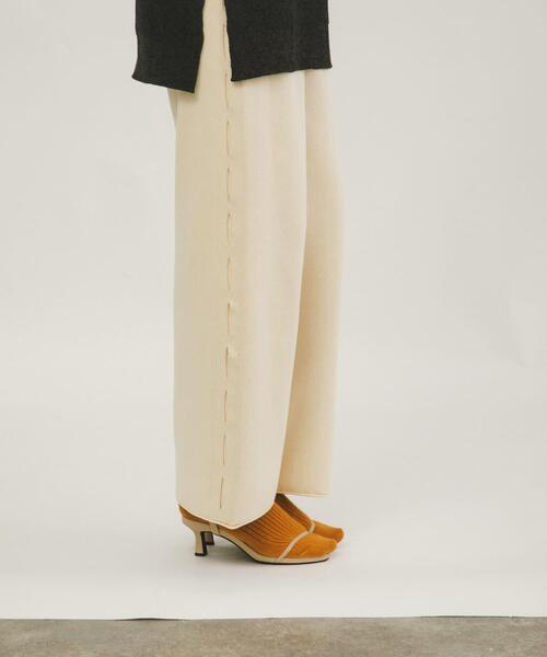 LAATO(ラート)の「sweat style knit pants(その他パンツ・レディース・オフホワイト/ブラウン・FREE/TALL)」の22枚目の写真