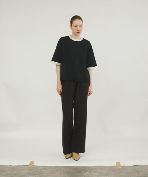 LAATO(ラート)の「sweat style knit pants(その他パンツ・レディース・オフホワイト/ブラウン・FREE/TALL)」の11枚目の写真