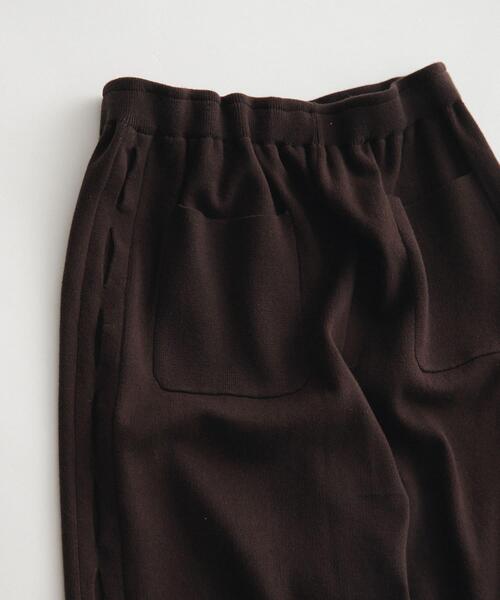 LAATO(ラート)の「sweat style knit pants(その他パンツ・レディース・オフホワイト/ブラウン・FREE/TALL)」の6枚目の写真