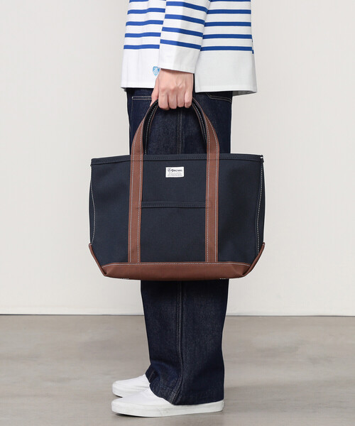 ORCIVAL（オーシバル）の「ORCIVAL | キャンバストートバッグ 中（トートバッグ・レディース・ホワイト系その他6/ブラウン/カーキ系1/チャコール/ブルー系その他5・-）」の5枚目の写真