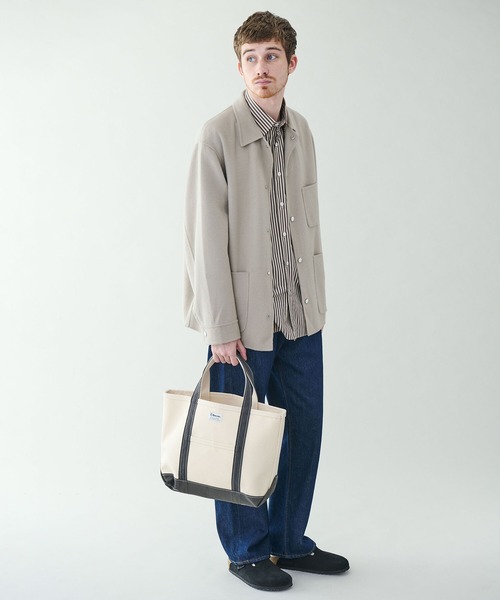ORCIVAL（オーシバル）の「ORCIVAL | キャンバストートバッグ 中（トートバッグ・レディース・ホワイト系その他6/ブラウン/カーキ系1/チャコール/ブルー系その他5・-）」の16枚目の写真