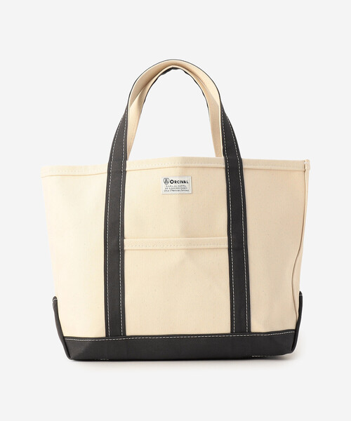 ORCIVAL（オーシバル）の「ORCIVAL | キャンバストートバッグ 中（トートバッグ・レディース・ホワイト系その他6/ブラウン/カーキ系1/チャコール/ブルー系その他5・-）」の17枚目の写真