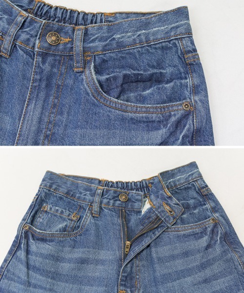 RCD(アールシーディー)の「スリムストレートデニムパンツ(デニムパンツ・レディース・ワンウォッシュ/ブルー/ネイビー・LL/L/M)」の17枚目の写真