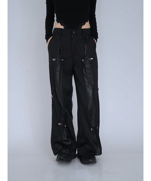 Uenui（ウニュイ）の「double material pin pants（スウェットパンツ・レディース・ブラック・FREE）」の22枚目の写真
