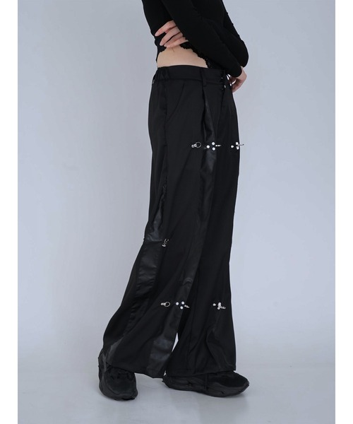 Uenui（ウニュイ）の「double material pin pants（スウェットパンツ・レディース・ブラック・FREE）」の12枚目の写真