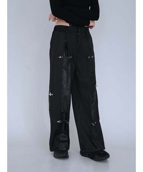 Uenui（ウニュイ）の「double material pin pants（スウェットパンツ・レディース・ブラック・FREE）」の13枚目の写真
