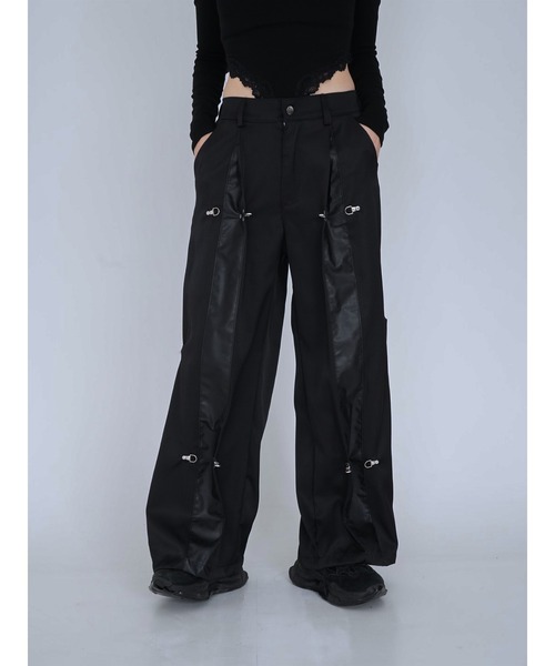 Uenui（ウニュイ）の「double material pin pants（スウェットパンツ・レディース・ブラック・FREE）」の17枚目の写真