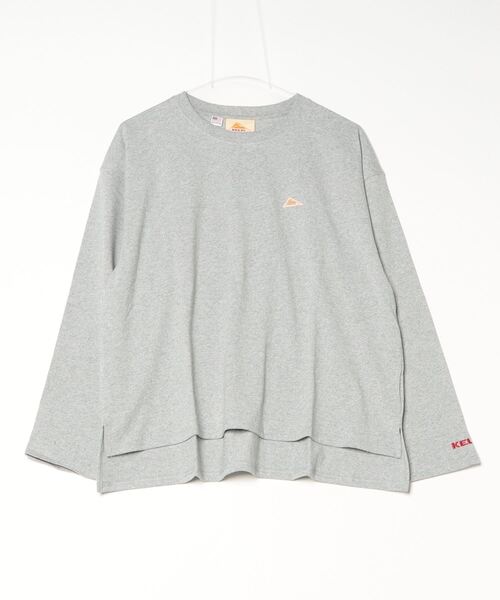 KELTY（ケルティ）の「ミニロゴボックス　L/S Tシャツ（Tシャツ/カットソー・レディース・ホワイト/ネイビー/杢グレー・FREE）」の2枚目の写真