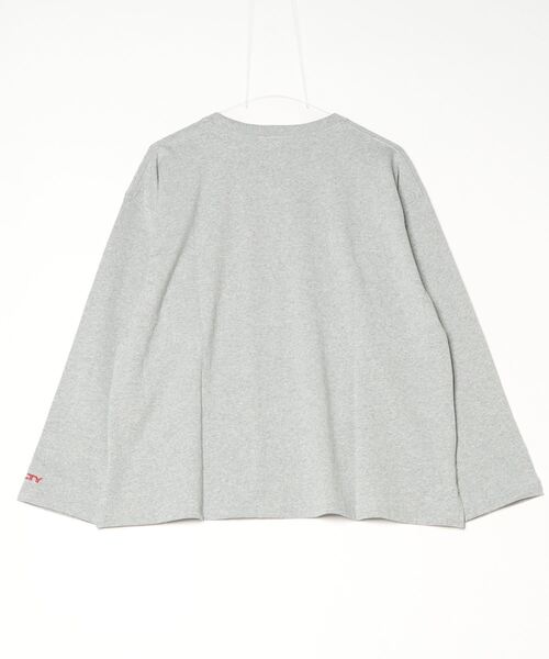 KELTY（ケルティ）の「ミニロゴボックス　L/S Tシャツ（Tシャツ/カットソー・レディース・ホワイト/ネイビー/杢グレー・FREE）」の4枚目の写真