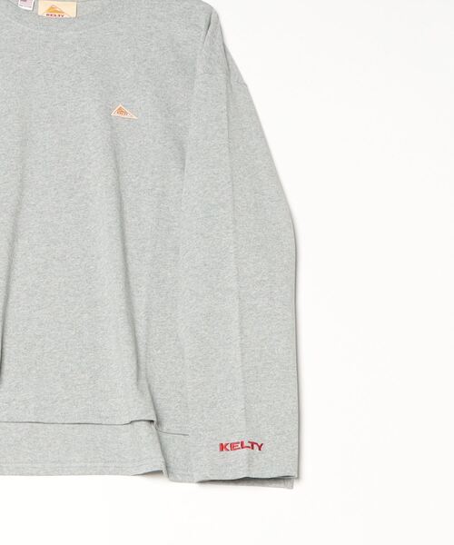 KELTY（ケルティ）の「ミニロゴボックス　L/S Tシャツ（Tシャツ/カットソー・レディース・ホワイト/ネイビー/杢グレー・FREE）」の5枚目の写真