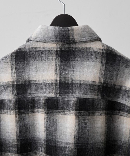 RUUBON】shaggy double zip box jacket / シャギーダブルジップ