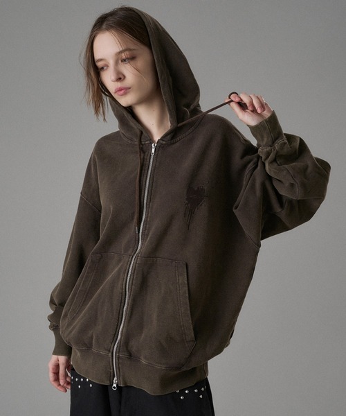 25AW HEART LOGO FULL-ZIP HOODIE / ハートロゴフルジップフーディ