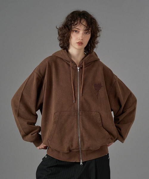 25AW HEART LOGO FULL-ZIP HOODIE / ハートロゴフルジップフーディ