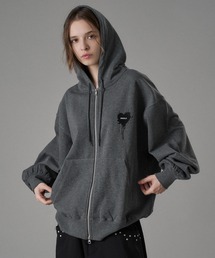 ONCILY(�I���V�F���[)��26SS HEART LOGO FULL-ZIP HOODIE /  �n�[�g���S�t���W�b�v�t�[�f�B(�p�[�J�[)