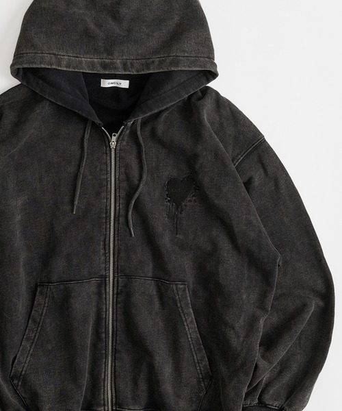 セール】25AW HEART LOGO FULL-ZIP HOODIE / ハートロゴフルジップ