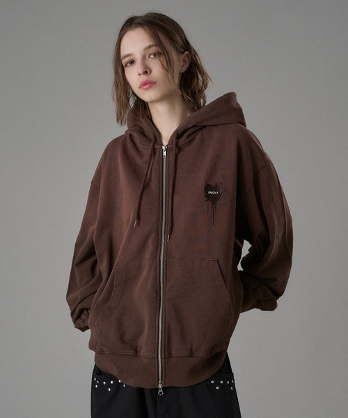 25AW HEART LOGO FULL-ZIP HOODIE / ハートロゴフルジップフーディ