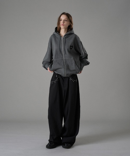 【25AW 完売品】JNHearts パーカー ONCILY（オンシェリー） パーカー 25AW HEART LOGO FULL-ZIP HOODIE