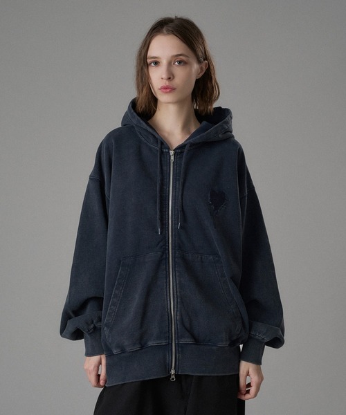 25AW HEART LOGO FULL-ZIP HOODIE / ハートロゴフルジップフーディ