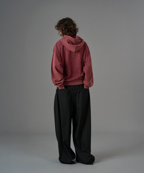 ONCILY（オンシェリー）の「26SS HEART LOGO FULL-ZIP HOODIE /  ハートロゴフルジップフーディ（パーカー・メンズ・ブラック系その他2/ブラック/杢グレー/ブラック系その他/ボルドー/ブラウン/ネイビー/モカ/ネイビー系/チャコールグレー/ブラウン系その他・SMALL/LARGE/MEDIUM）」の15枚目の写真