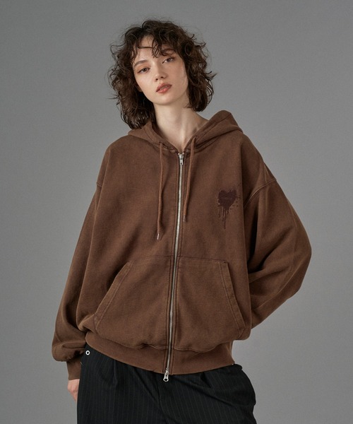 25AW HEART LOGO FULL-ZIP HOODIE / ハートロゴフルジップフーディ
