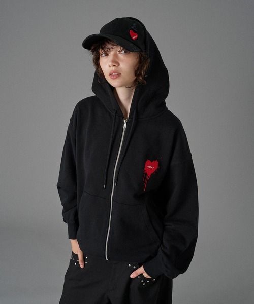 セール】26SS HEART LOGO FULL-ZIP HOODIE / ハートロゴフルジップ