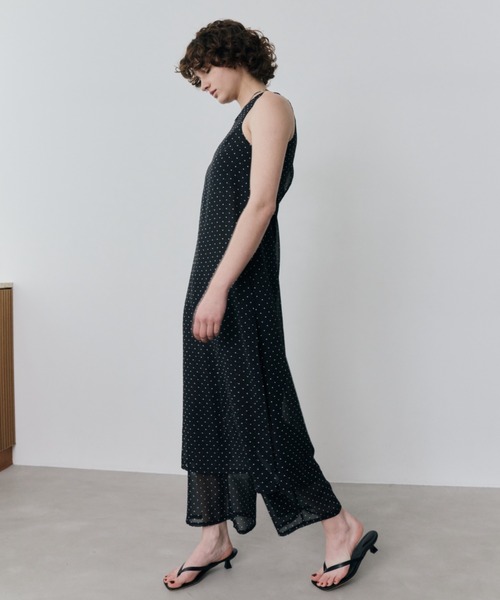 HANNE(アン)の「シアードットレイヤードオールインワン(つなぎ/オールインワン・レディース・ネイビー/ブラック/ホワイト・SMALL/MEDIUM)」の21枚目の写真