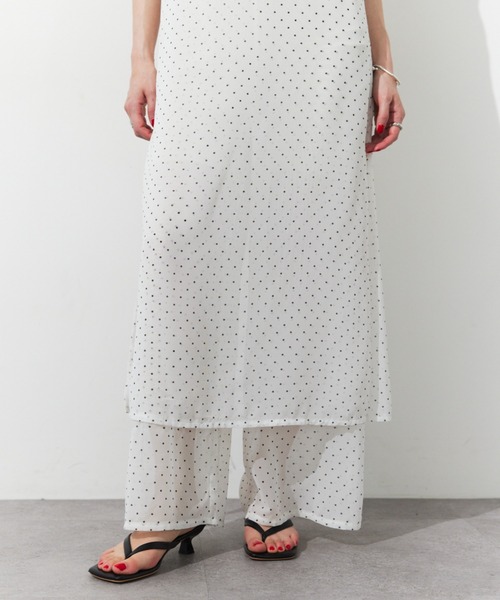 HANNE(アン)の「シアードットレイヤードオールインワン(つなぎ/オールインワン・レディース・ネイビー/ブラック/ホワイト・SMALL/MEDIUM)」の10枚目の写真