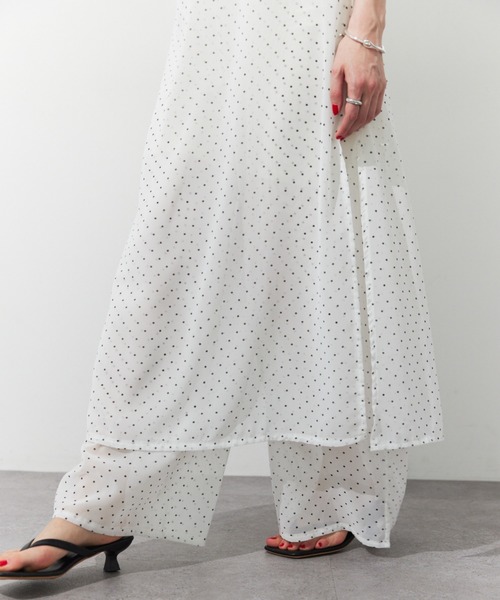 HANNE(アン)の「シアードットレイヤードオールインワン(つなぎ/オールインワン・レディース・ネイビー/ブラック/ホワイト・SMALL/MEDIUM)」の11枚目の写真