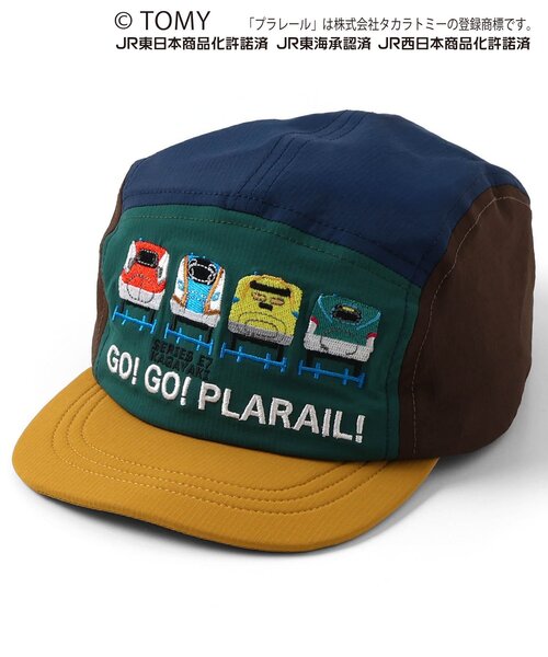 BIT'Z（ビッツ）の「【コラボ】プラレール刺繍キャップ（キャップ・キッズ・ネイビー/アイボリー・50/54）」の7枚目の写真