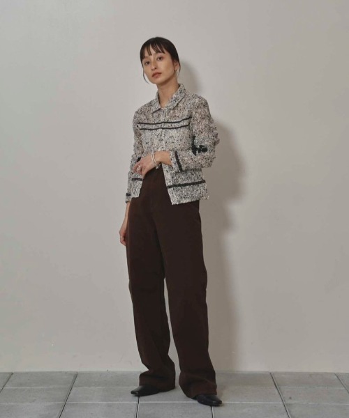 Embroidery Mesh Shirts（シャツ/ブラウス）｜TODAYFUL