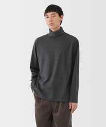 紳士　起毛タートルネック長袖Ｔシャツ