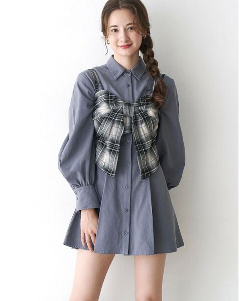 CALNAMUR（カルナムール）の「リボンビスチェ（キャミソール・レディース・ブラック/ブラウン/キャメル・FREE）」の9枚目の写真