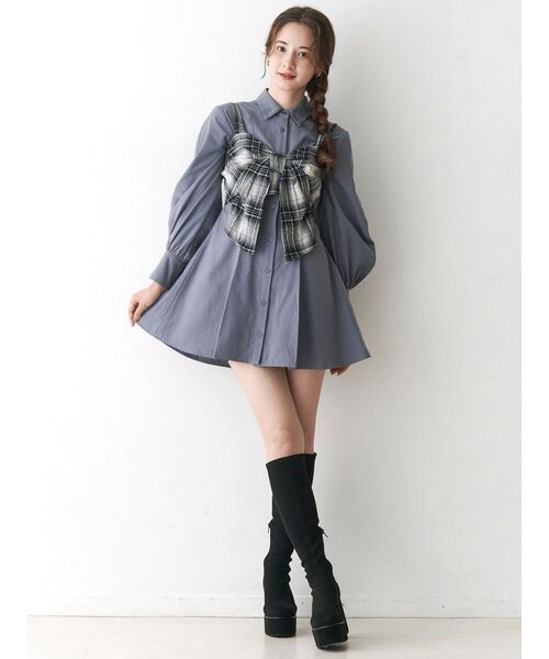 CALNAMUR（カルナムール）の「リボンビスチェ（キャミソール・レディース・ブラック/ブラウン/キャメル・FREE）」の19枚目の写真