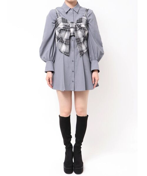 CALNAMUR(カルナムール)の「リボンビスチェ(キャミソール・レディース・ブラック/ブラウン/キャメル・FREE)」の12枚目の写真