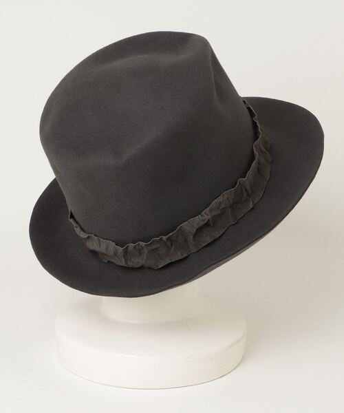 Bocodeco(ボコデコ)の「bocodeco Rabbit Felt Wanderer Hat (BD-BE204)(ハット・メンズ・チャコールグレー・5)」の3枚目の写真